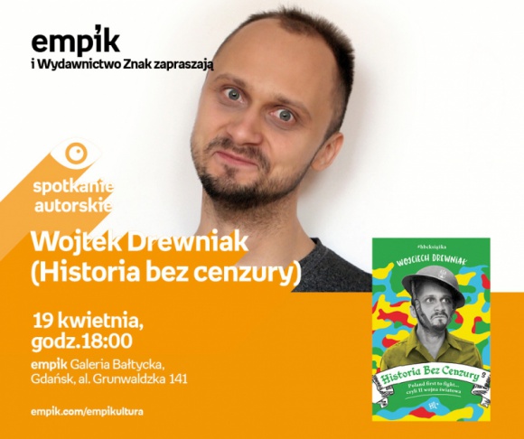 Spotkanie z Wojtkiem Drewniakiem (HBC) w Gdańsku EMPIK Galeria Bałtycka