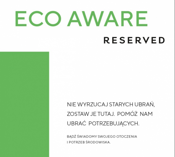 Drugie życie ubrań i radość pomagania. Reserved zbiera używaną odzież dla potrze