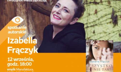 IZABELLA FRĄCZYK – SPOTKANIE AUTORSKIE – ŁÓDŹ