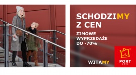 Ruszają zimowe wyprzedaże w Porcie Łódź LIFESTYLE, Moda - W Porcie Łódź ruszają właśnie zimowe wyprzedaże. Klienci znajdą w Centrum bogatą ofertę modową, elektronikę oraz dekoracje do mieszkania, a wszystko tańsze nawet o 70%.