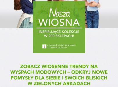 Zielone Arkady rozkwitają na wiosnę