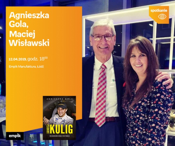 AGNIESZKA GOLA i MACIEJ WISŁAWSKI – SPOTKANIE AUTORSKIE – ŁÓDŹ