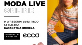 Stylizacje marek Benetton oraz Ecco podczas spotkania Moda Live Online LIFESTYLE, Moda - W Galerii Klif w Gdyni odbędzie się kolejne spotkanie w ramach popularnego cyklu Moda Live Online. Stylistka Katarzyna Kobiela przedstawi kompozycje ubrań marki United Colors of Benetton oraz butów marki Ecco. Wydarzenie odbędzie się w środę 9 września o godzinie 18:00.